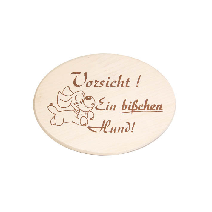 Spruchbrett "Bisschen Hund"