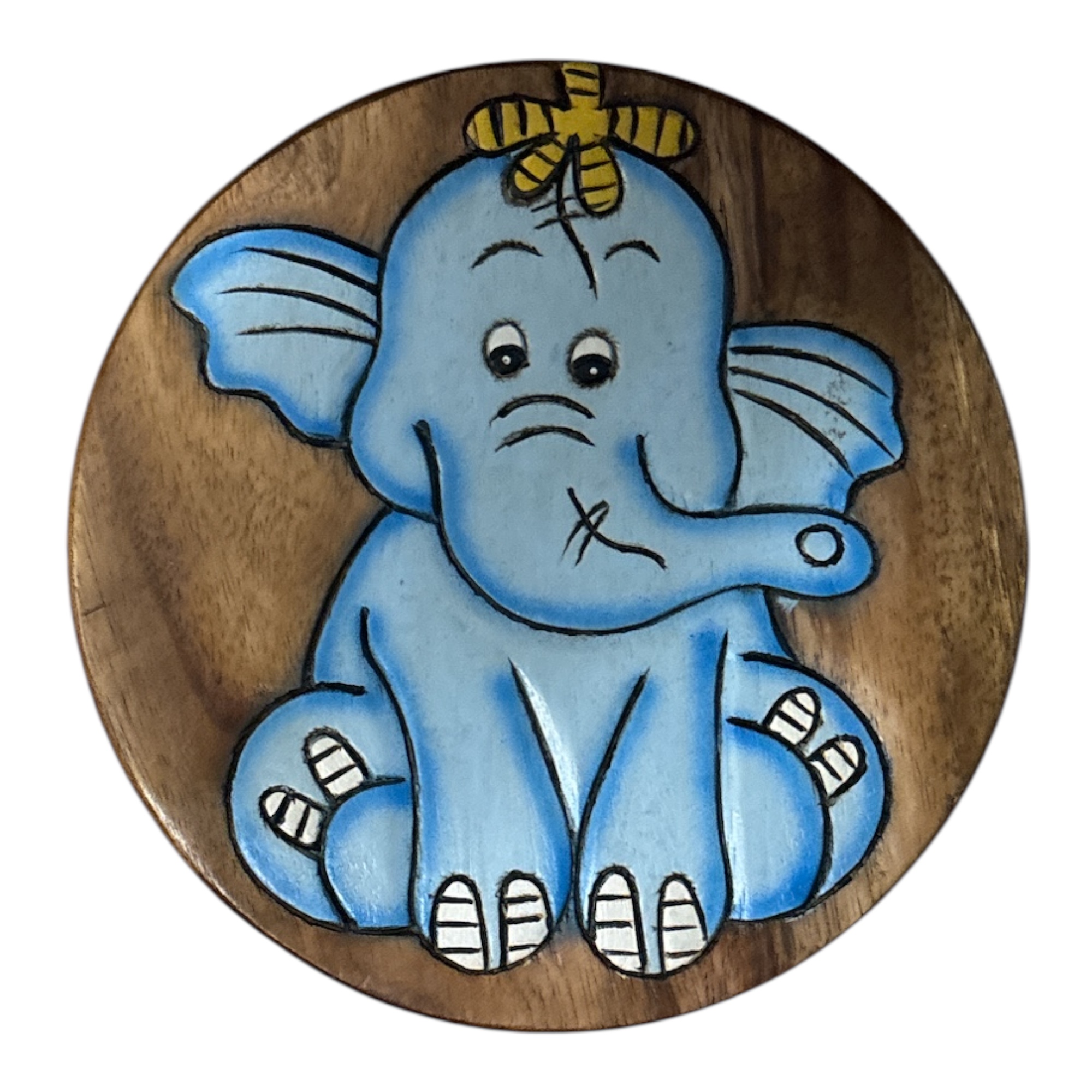 Hocker "Elefant Blau"