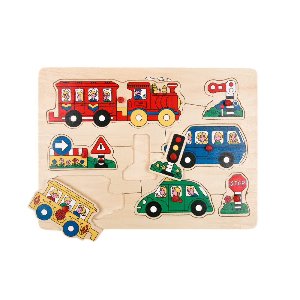 Steckpuzzle "Verkehr"