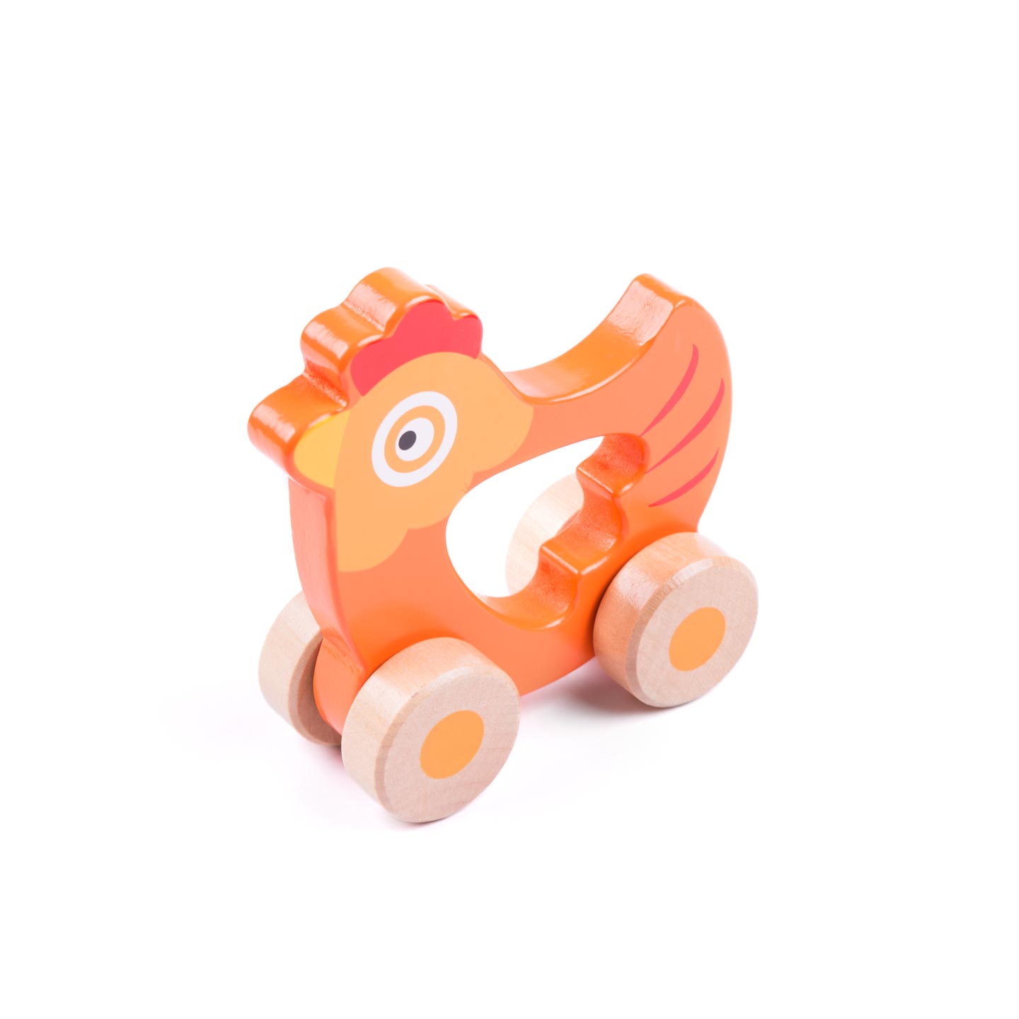 Huhn auf Rollen