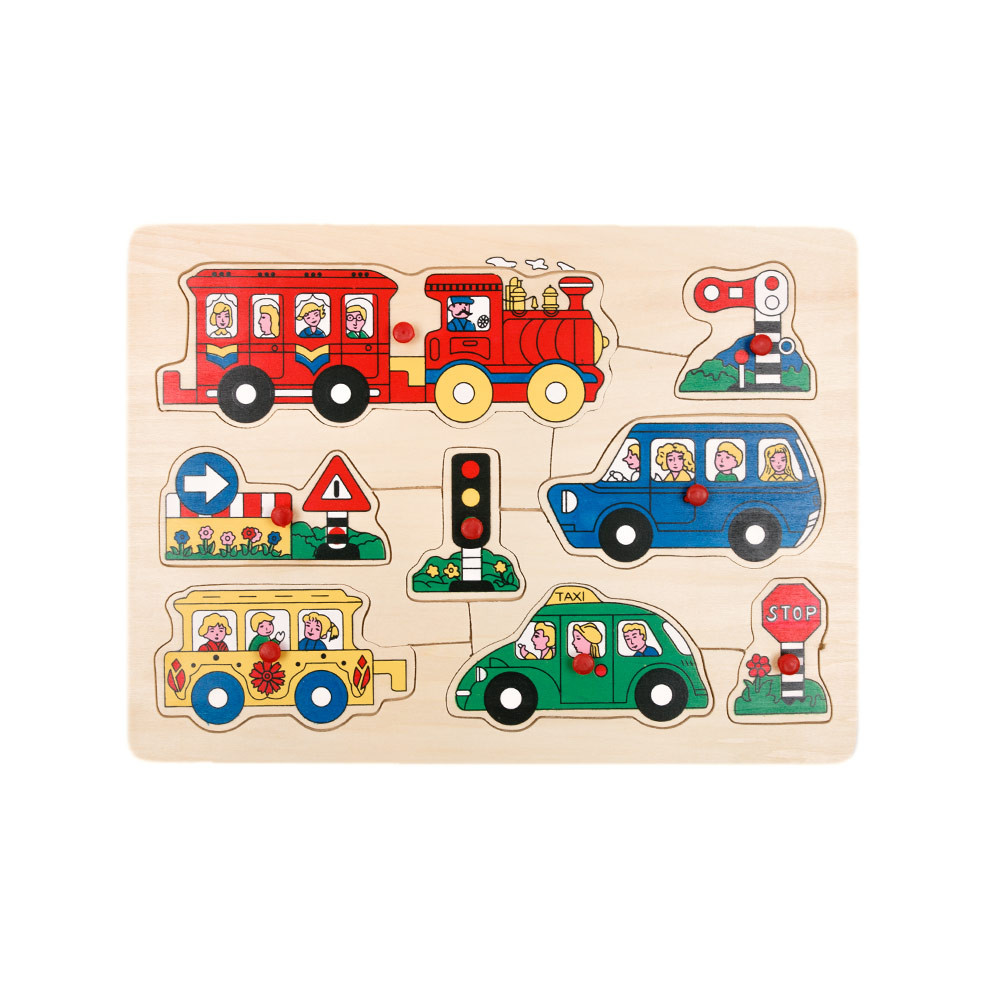 Steckpuzzle "Verkehr"
