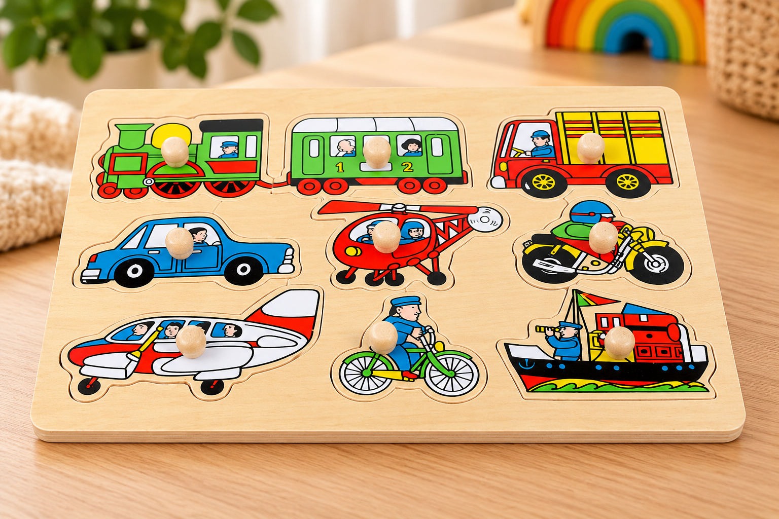 Steckpuzzle "Verkehr"