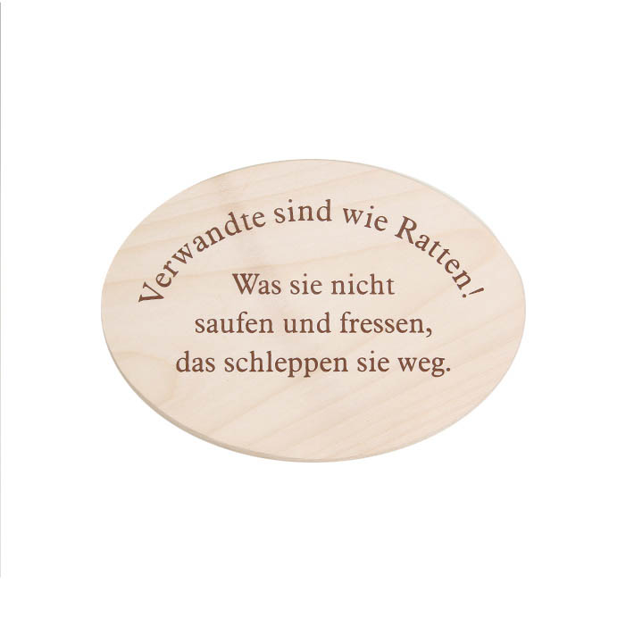 Spruchbrett "Verwandte"