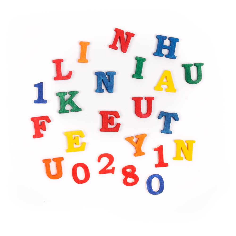 Buchstaben und Zahlen für Türschilder