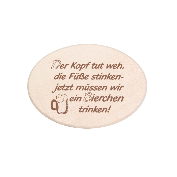 Spruchbrett "Bierchen"