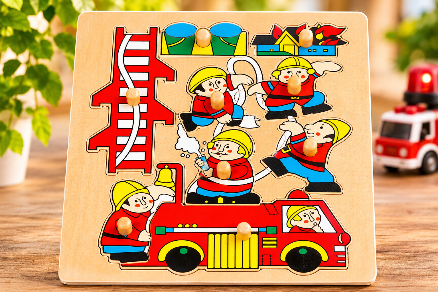 Steckpuzzle "Feuerwehr"