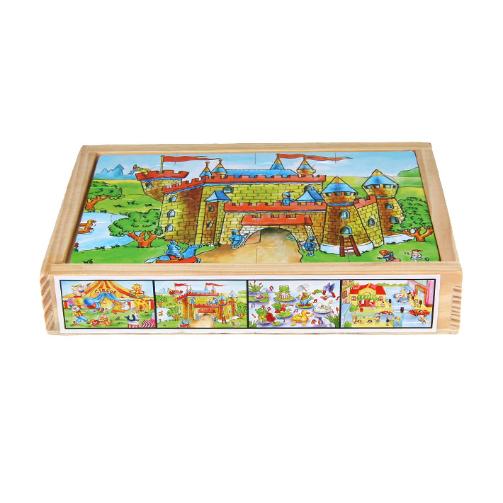 Puzzle 4-teilig "Burg & Co."