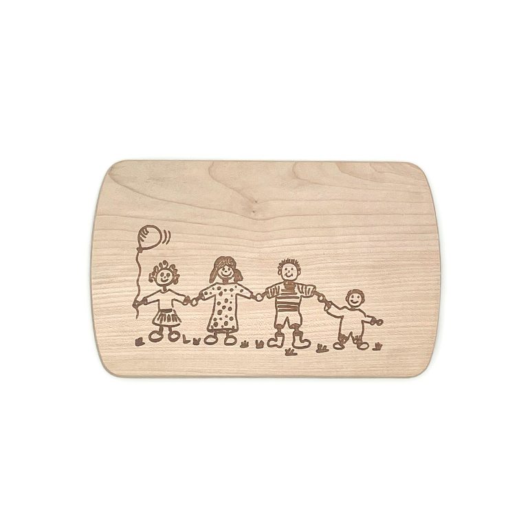 Frühstücksbrett „Familie“
