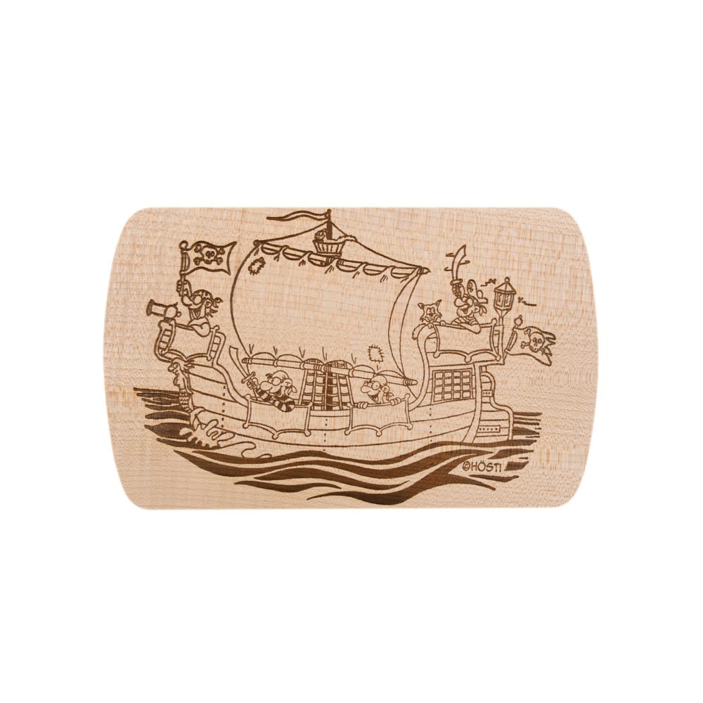 Frühstücksbrett "Piratenschiff"