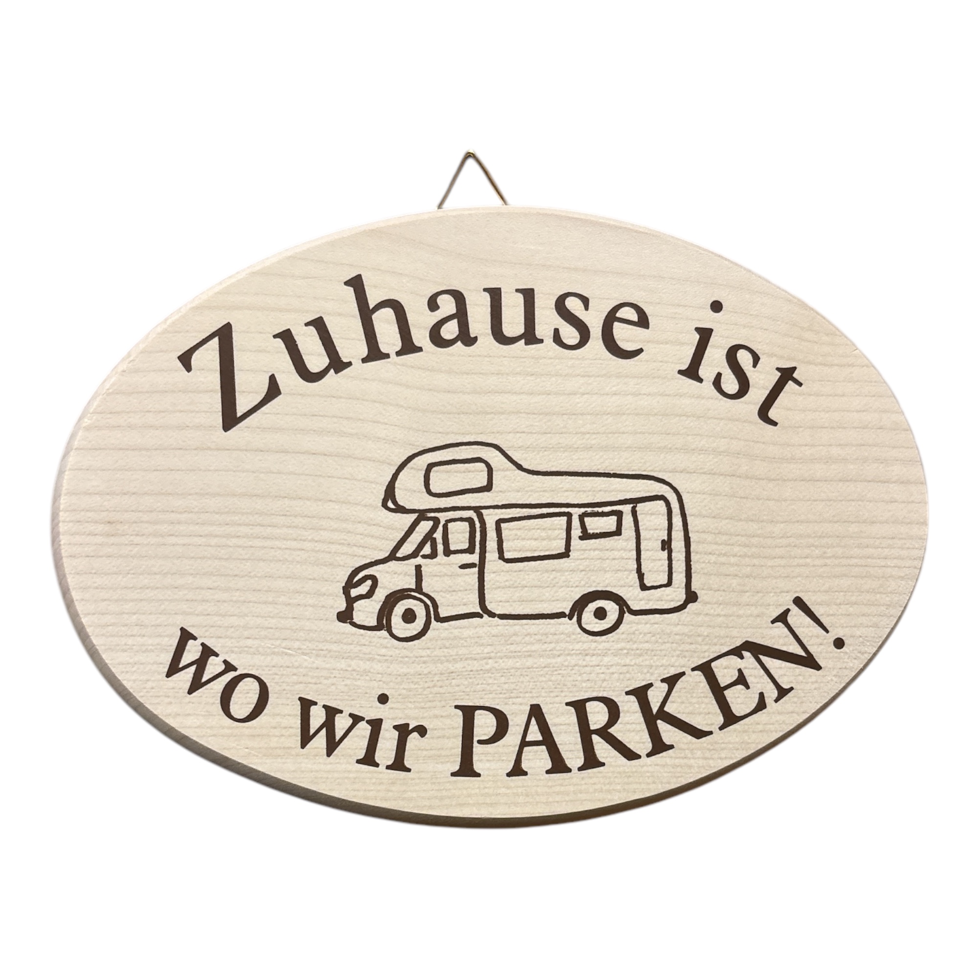 Spruchbrett  "Wo wir parken"