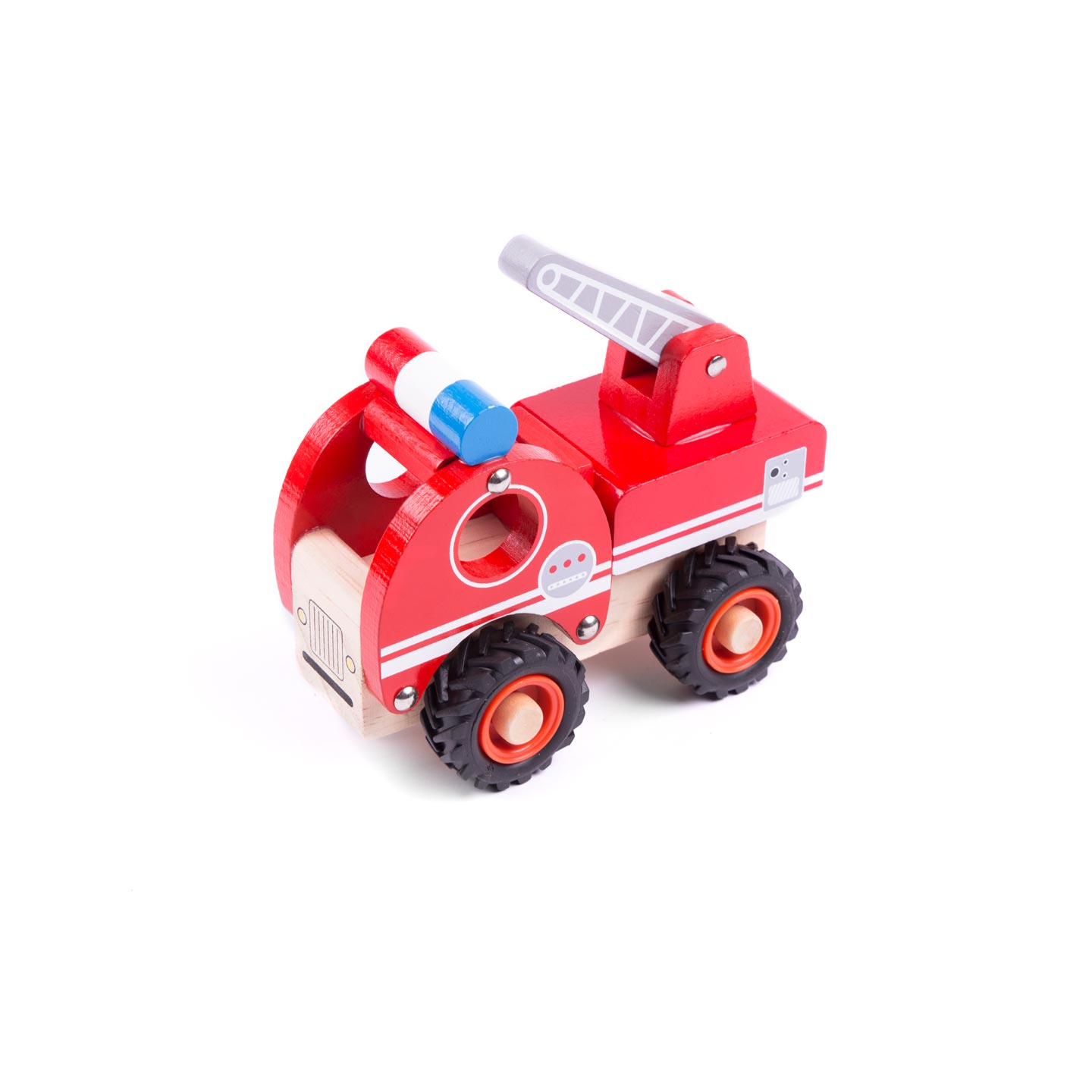 Kleiner Feuerwehrwagen mit Leiter