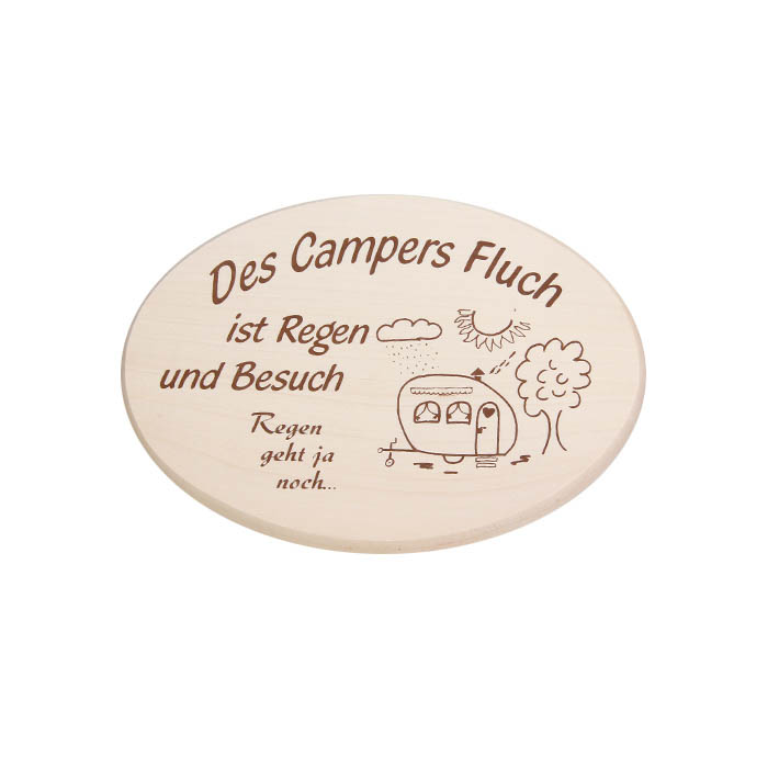Spruchbrett "Campers Fluch"