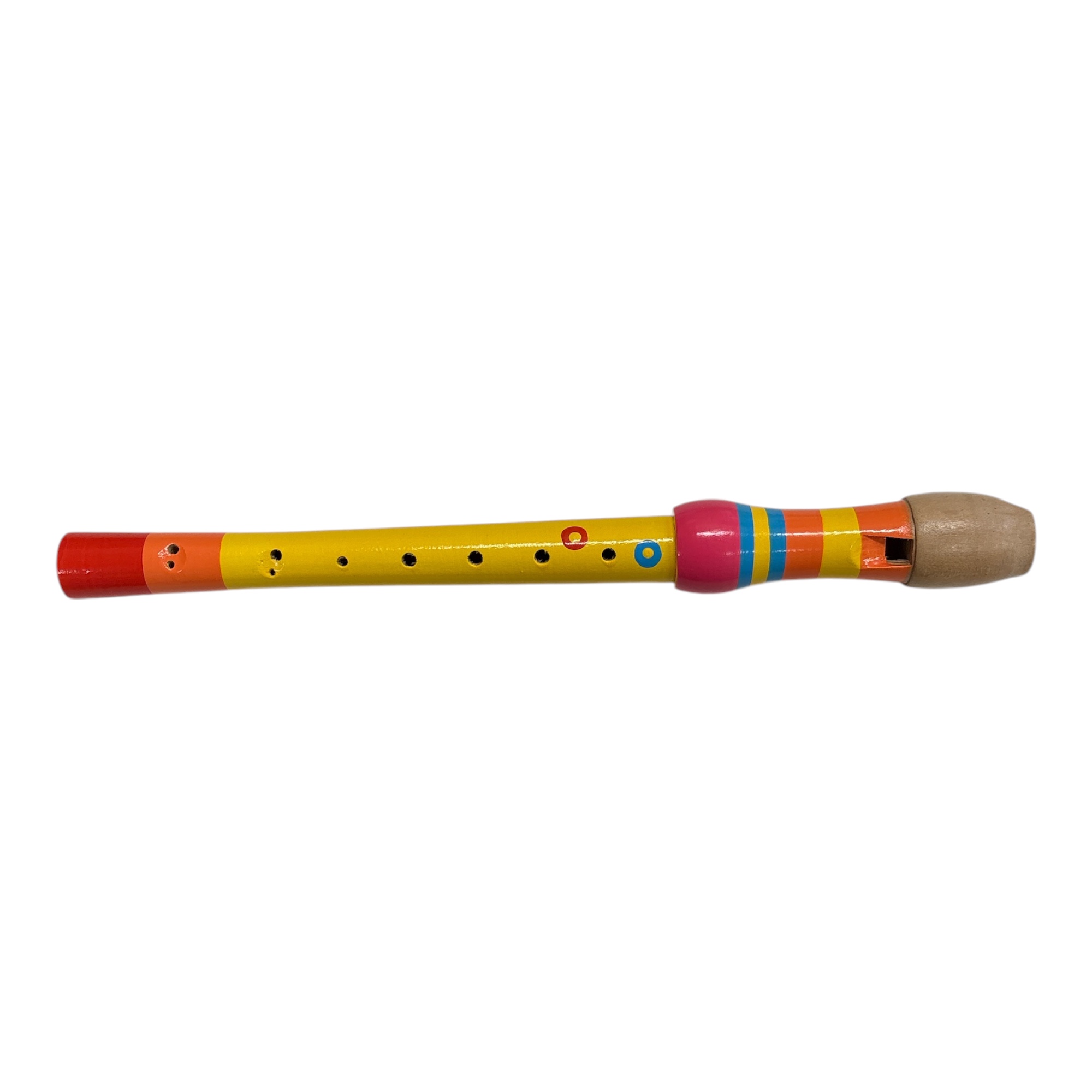 Kinder Blockflöte aus Holz – buntes Musikinstrument für Kinder