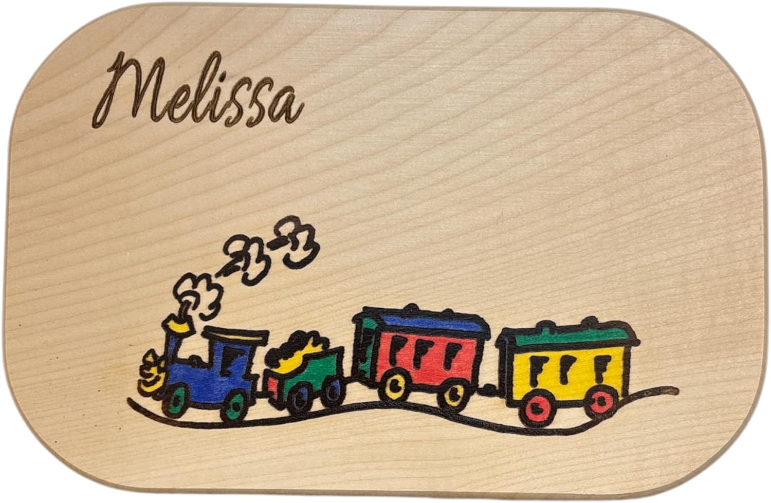 Frühstücksbrett „Eisenbahn“