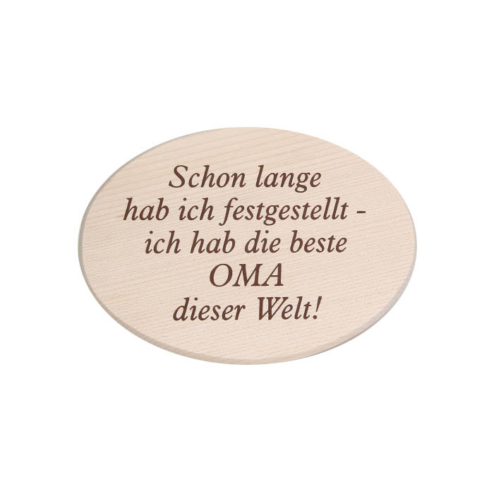 Spruchbrett "Beste Oma"