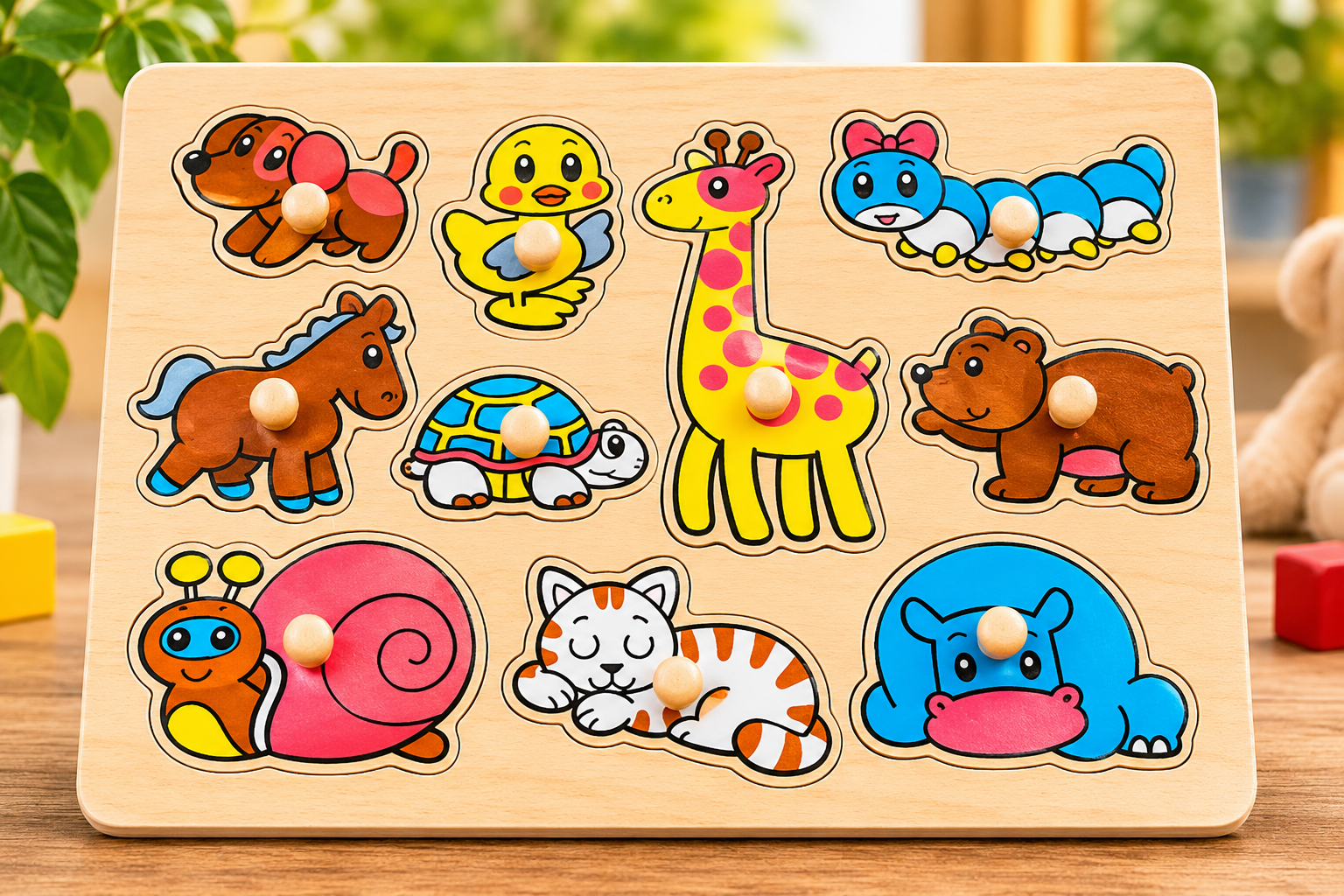 Steckpuzzle "Tiere"