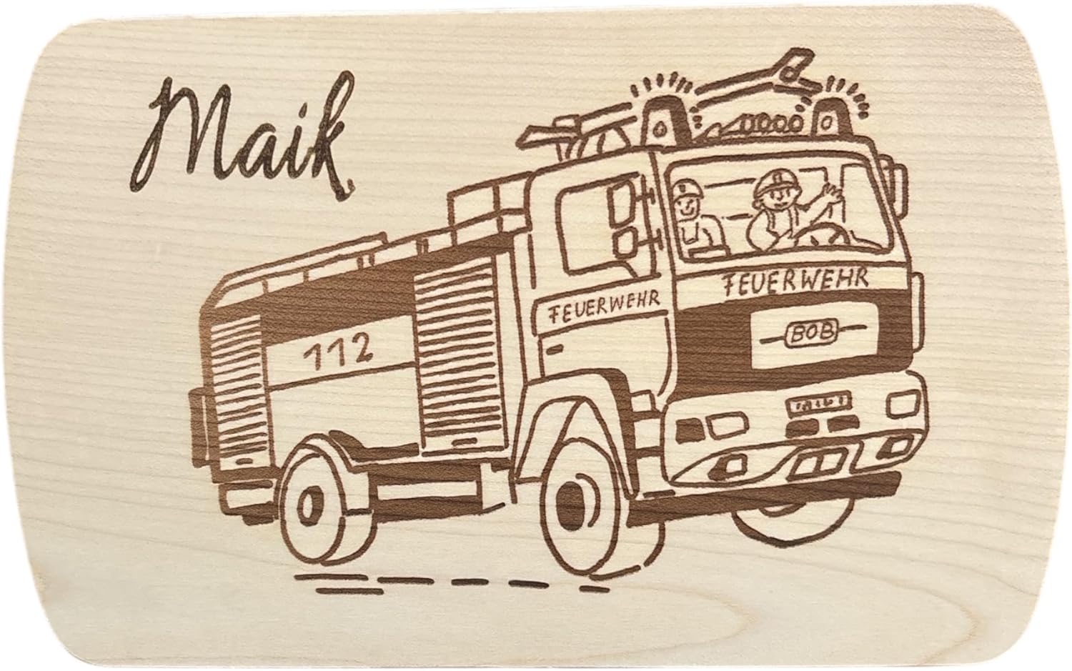 Frühstücksbrett „Feuerwehr“