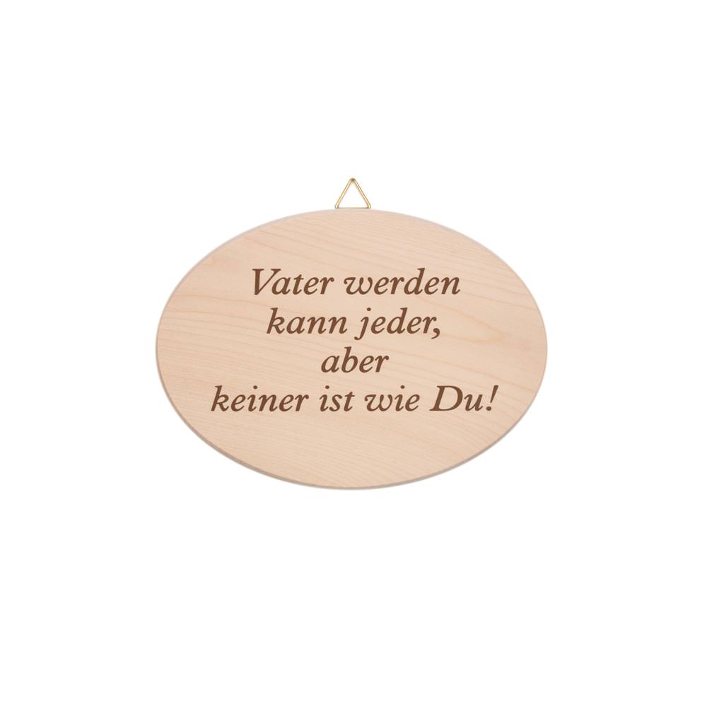 Spruchbrett "Vater werden…"