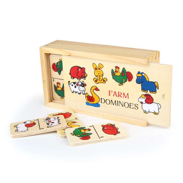 Farm Domino Alle Artikel Brink Holzspielzeug