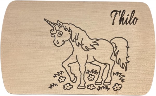 Frühstücksbrett „Einhorn“