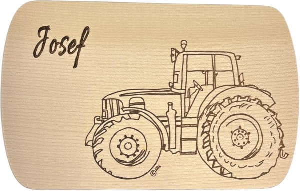 Frühstücksbrett „Trecker“