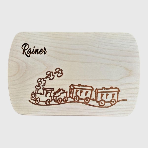 Frühstücksbrett „Lok“