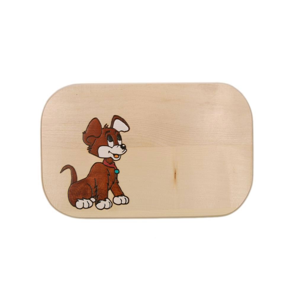 Frühstücksbrettchen PITBULL TERRIER Mit Gravur - Holzbrett 21x11cm Personalisiert