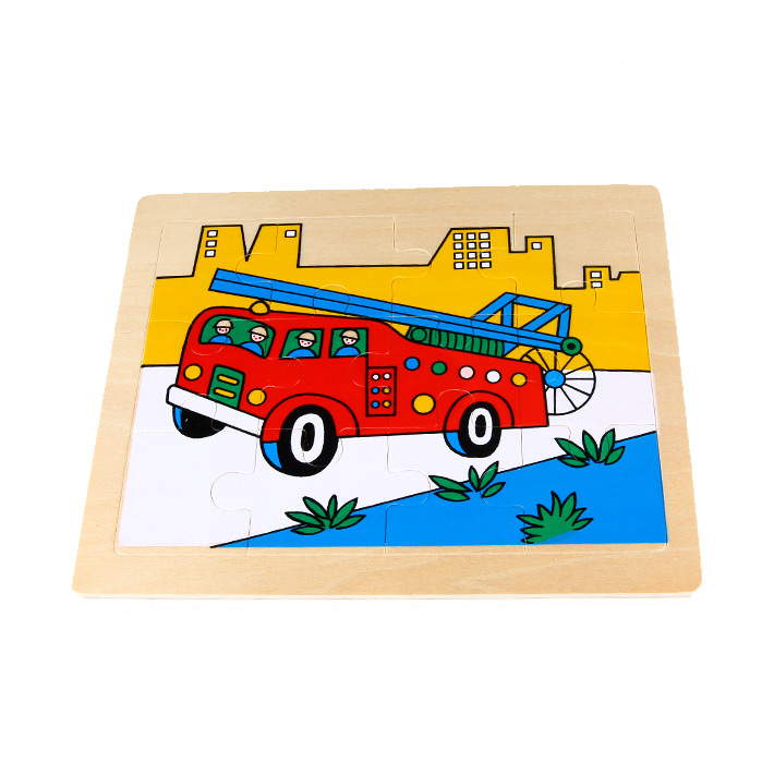 Puzzle "Feuerwehr" Puzzle Spiele Brink Holzspielzeug